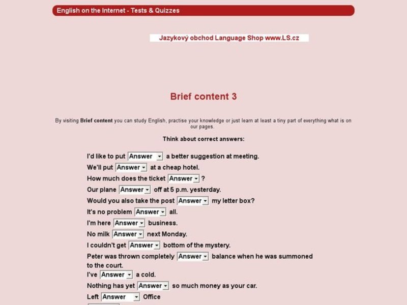 Brief Content 3 Interactive