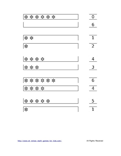 Count to 6 Worksheet