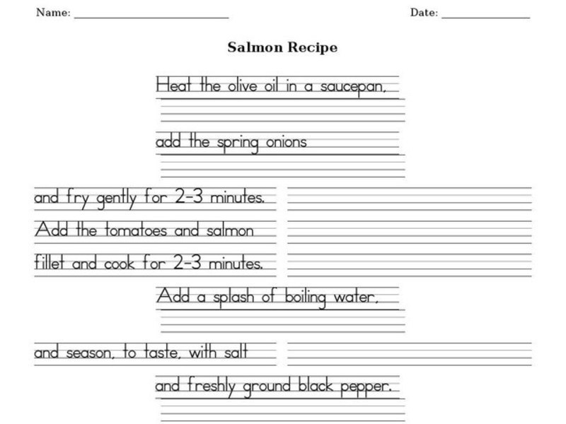 Printing Practice Worksheet Worksheet