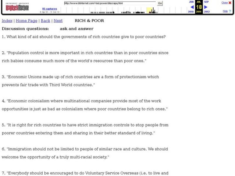 Rich & Poor--Ask and Answer Interactive