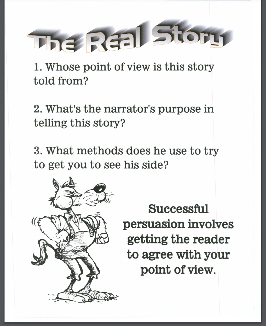 Persuasive Essay Writing:  The Real Story Lesson Plan