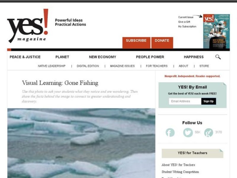 Visual Learning: Gone Fishing Lesson Plan