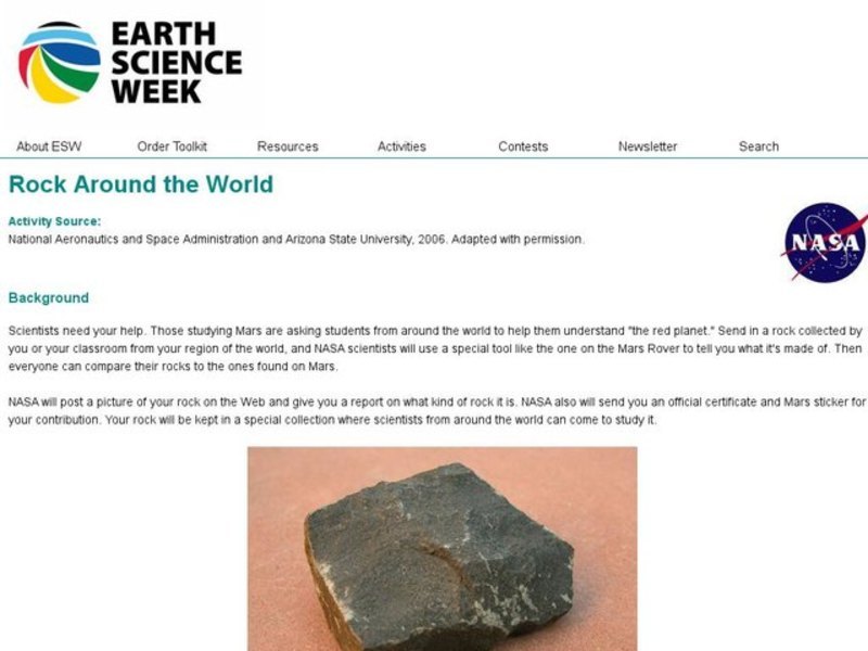 Rock Around the World Lesson Plan