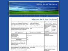 Where on Earth Are You From? Lesson Plan