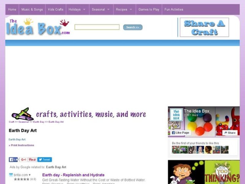 Earth Day Art Activity