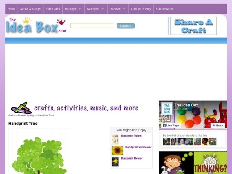 Handprint Tree Activity