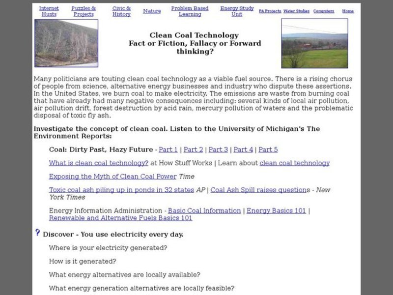 Clean Coal Technology Interactive