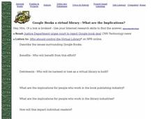 Implications of Google Books, a Virtual Library Interactive