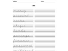 ESL Printing Practice: Money Words Worksheet