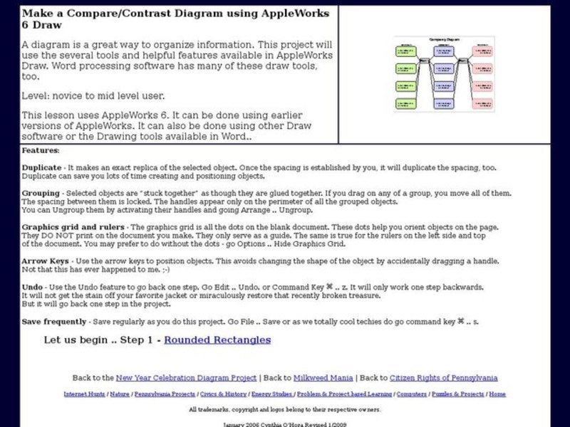 Make a Compare/Contrast Diagram Interactive