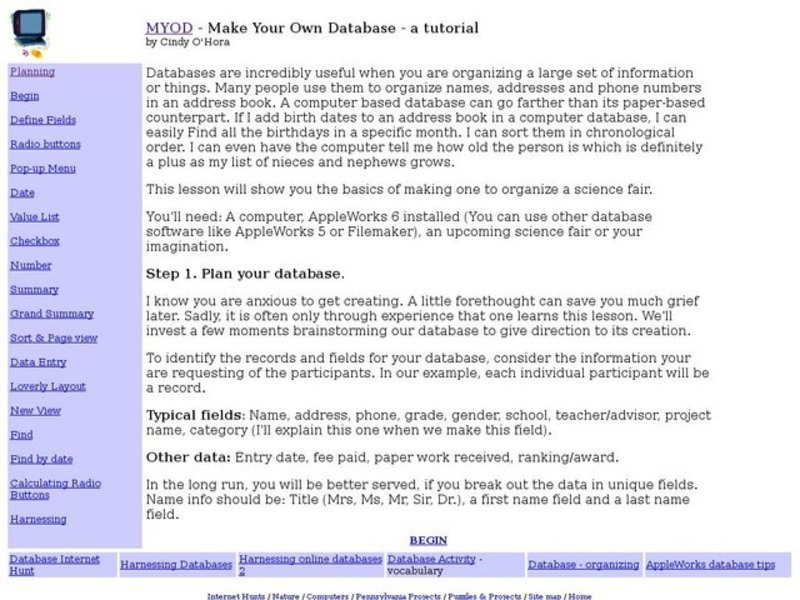 Make Your Own Database Interactive