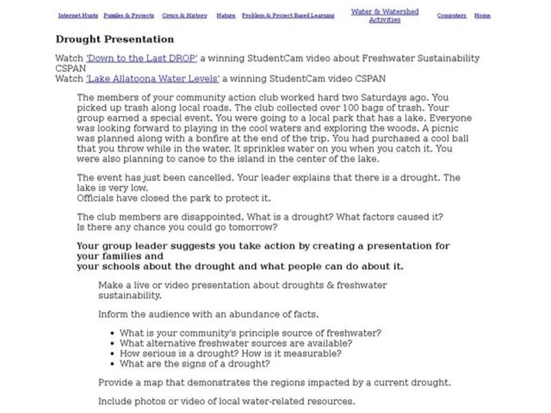 Drought Presentation Interactive