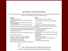 Just Ducky - a puzzle about ducks Interactive