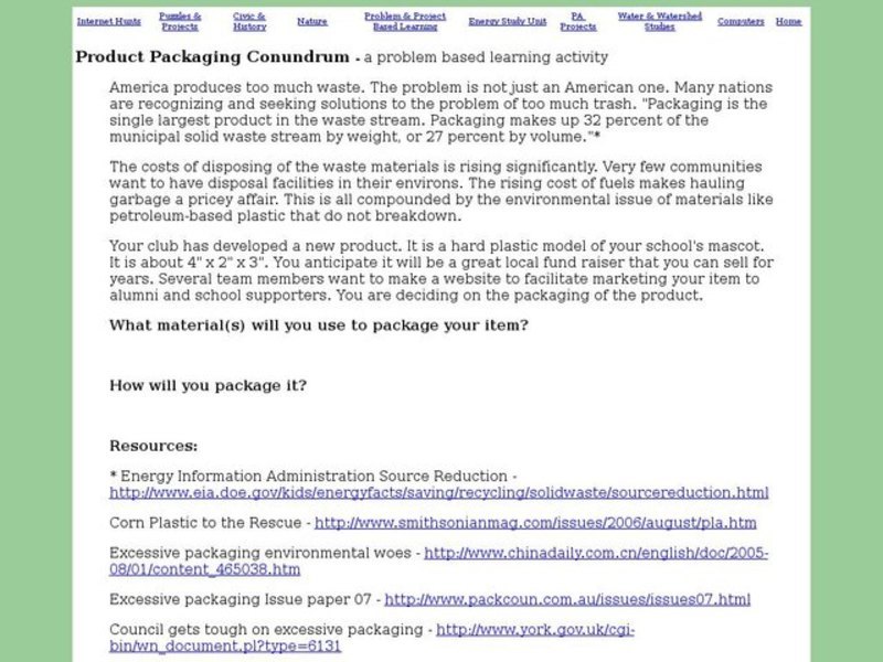 Product Packaging Conundrum Interactive