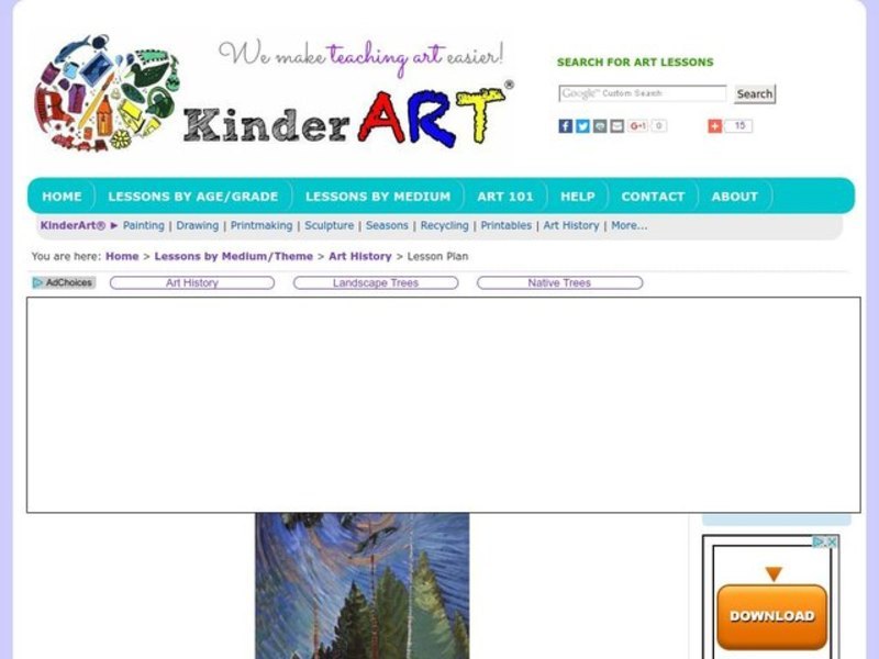 Emily Carr's Trees Lesson Plan