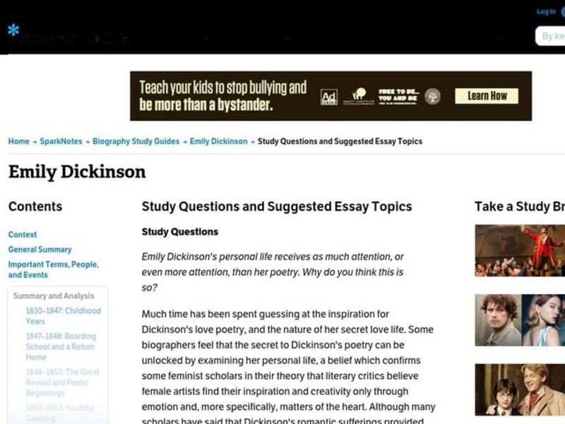 Emily Dickinson Interactive