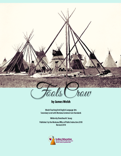 James Welch's Fools Crow Unit Plan