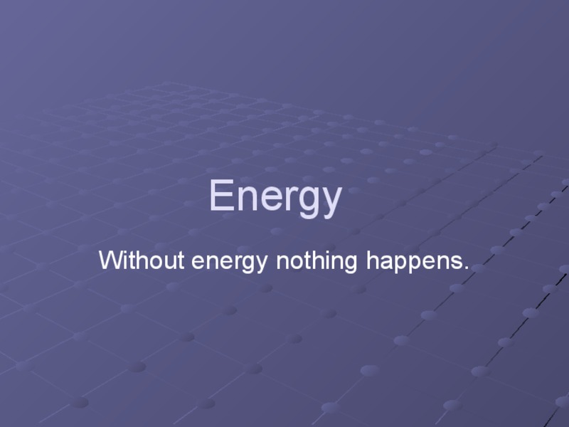 Energy PPT