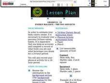 Energy Balance: The Ins and Outs Lesson Plan