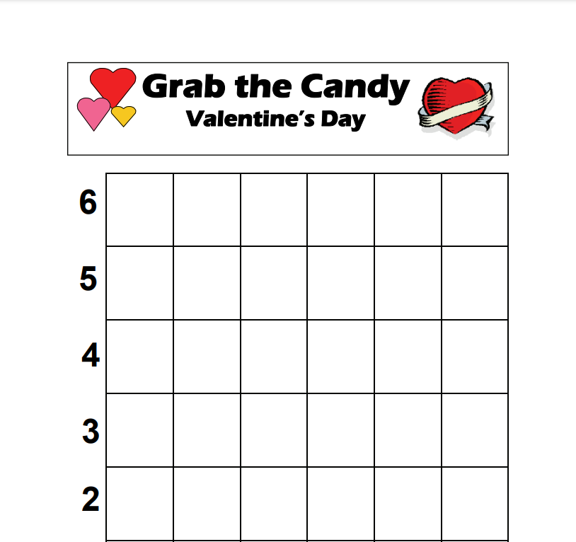 Grab the Candy Hearts Worksheet