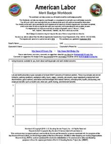 American Labor: merit badge Interactive