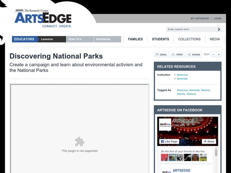 Discovering National Parks Lesson Plan