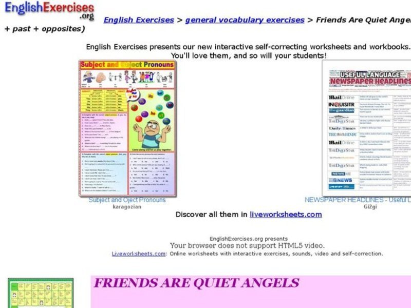 Friends are Quiet Angels Interactive