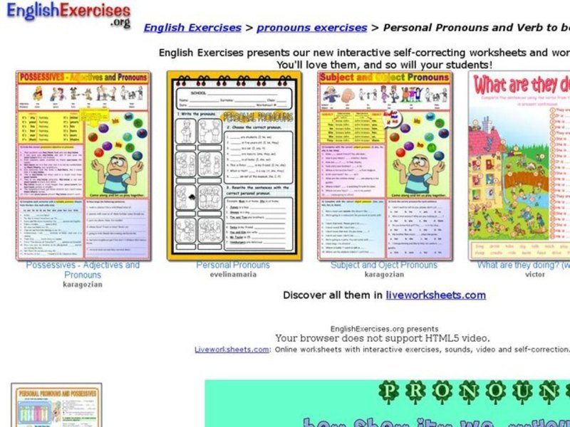 Am, Is, and Are Interactive