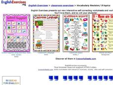 Words that don't belong Interactive