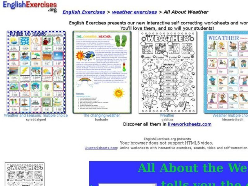 All About Weather Interactive