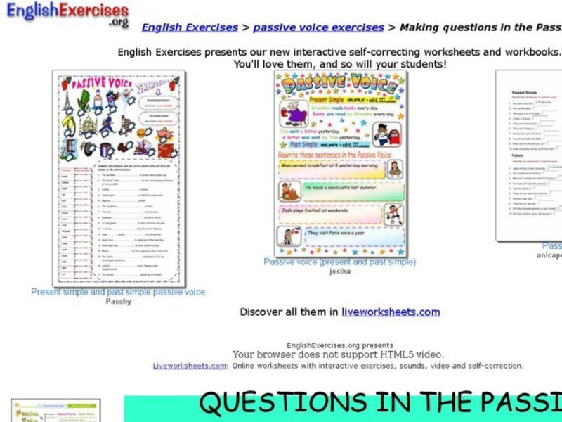 Questions in the Passive Interactive