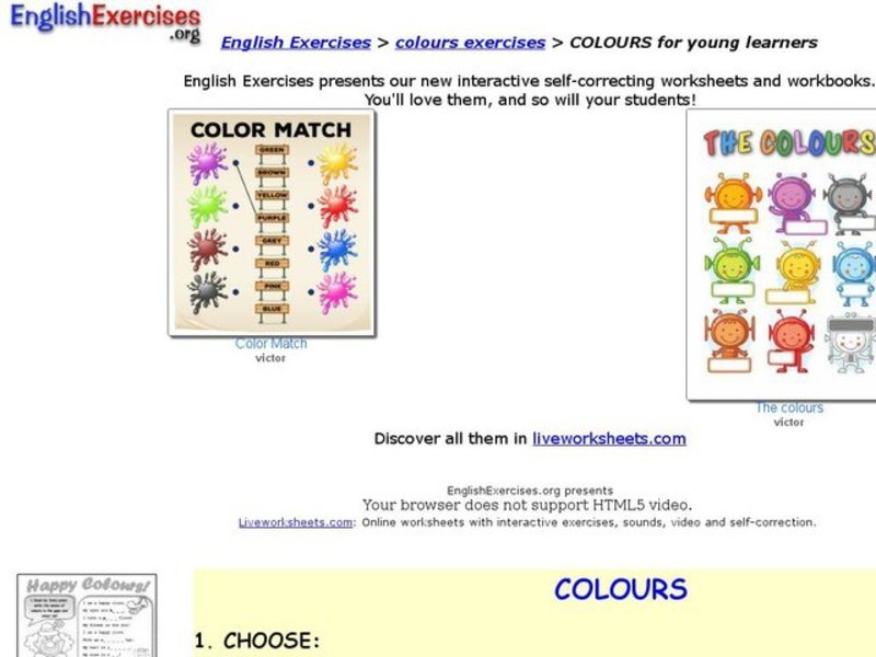Color Exercise Interactive