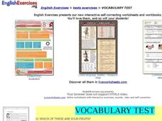 ESL Vocabulary Test Interactive