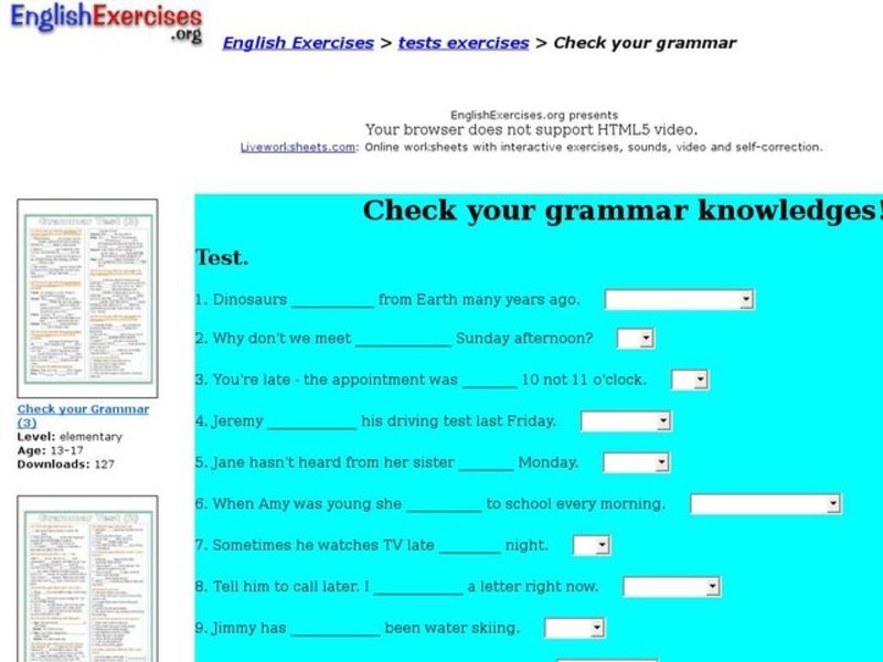 Grammar Knowledge Interactive