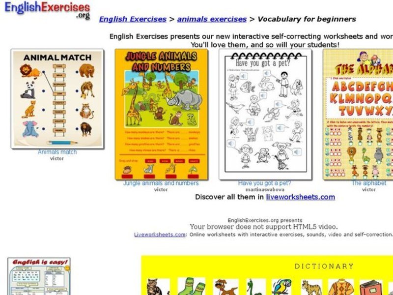 Define Vocabulary Interactive