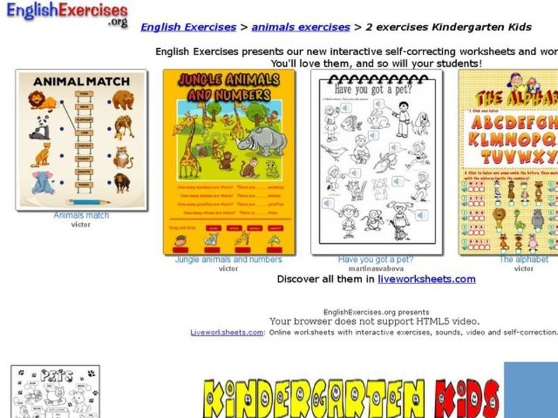 Language Exercises Interactive