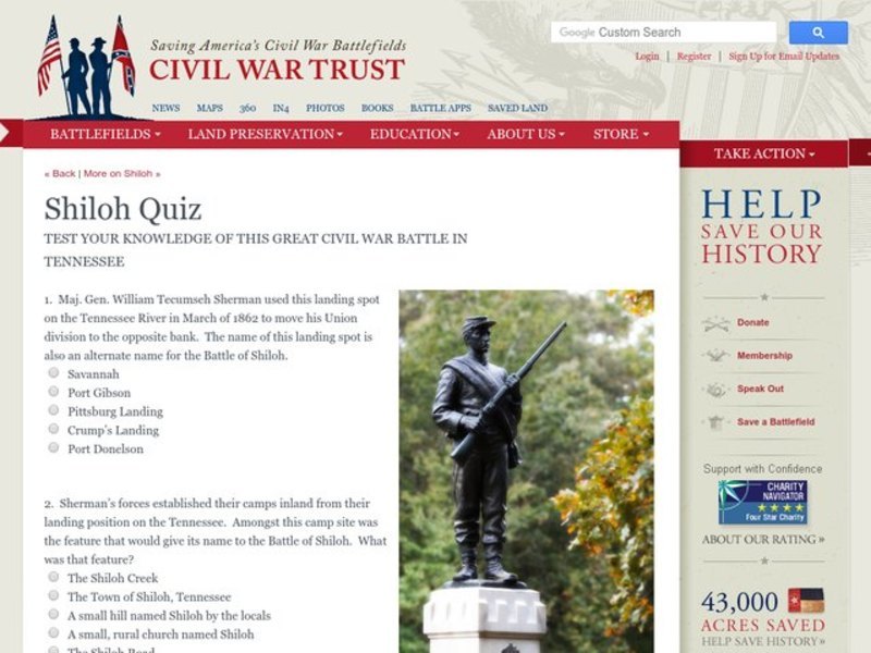 Shiloh Quiz Interactive