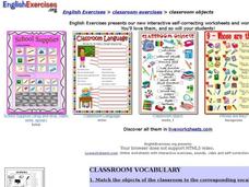 Classroom Vocabulary Interactive