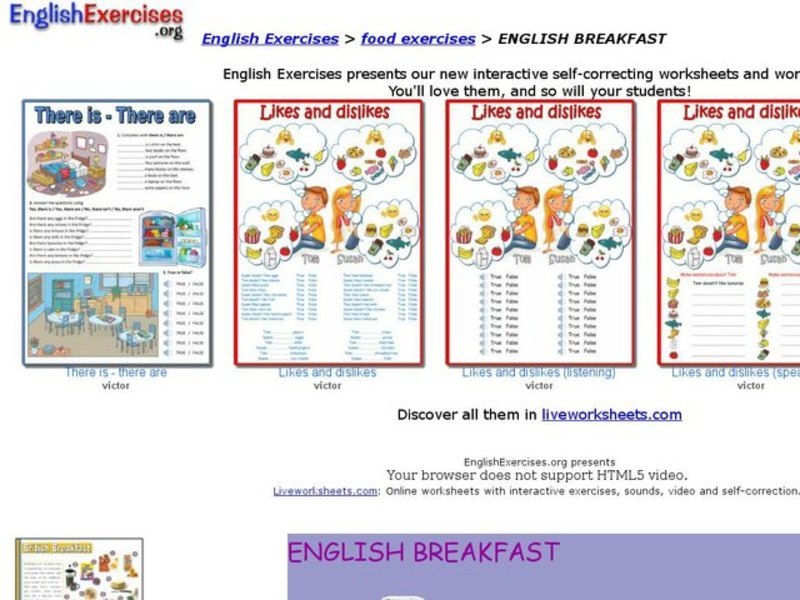 English Breakfast Interactive