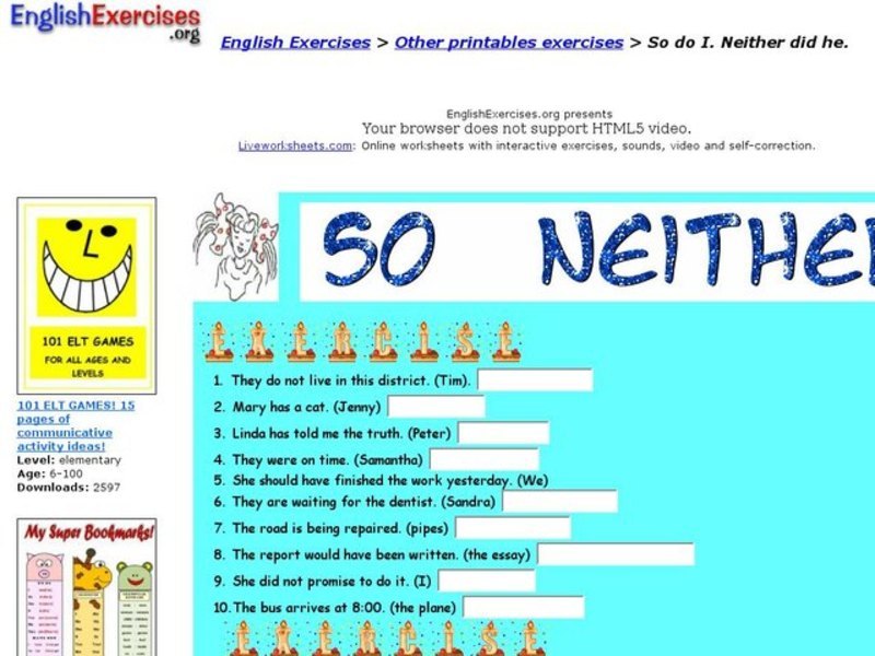 So and Neither Interactive