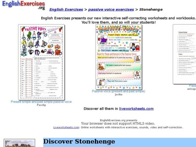 ESL: Discover Stonehenge Interactive