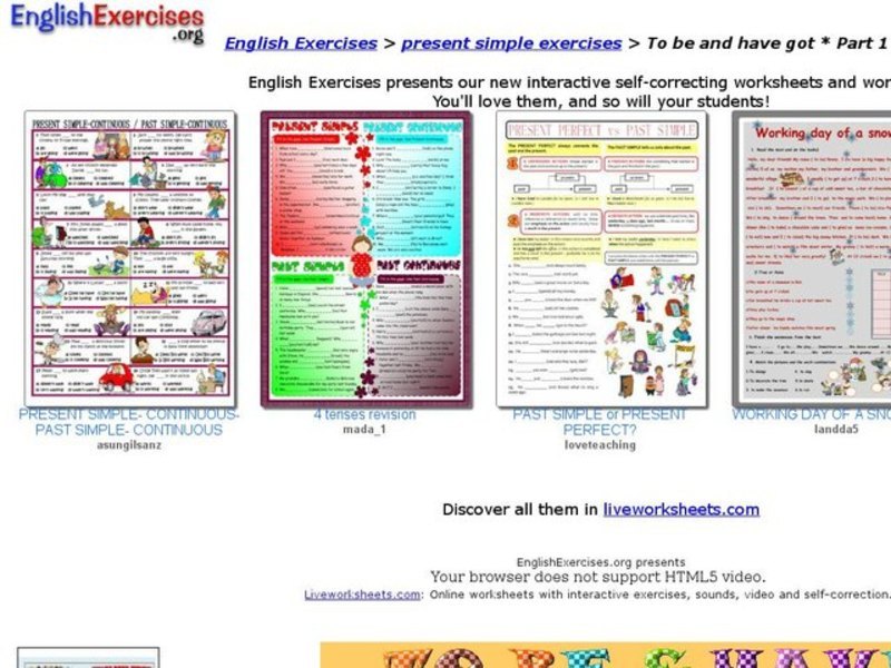 To Be and Have Got Interactive