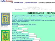 Interrogative Responses Interactive