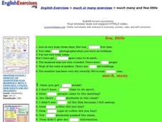 Much or Many Exercise Interactive