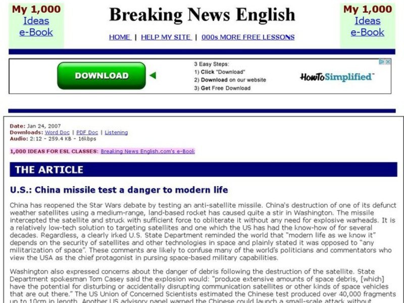 Breaking News English: Star Wars Interactive