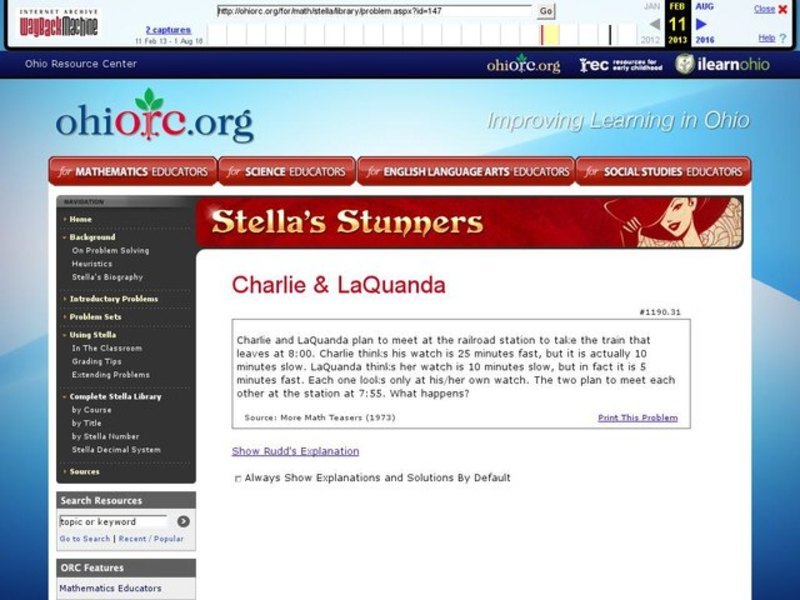 Problem Solving Involving Two People with Incorrect Watches Interactive