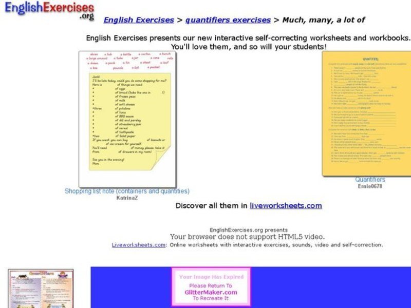 Quantifier Exercises Interactive
