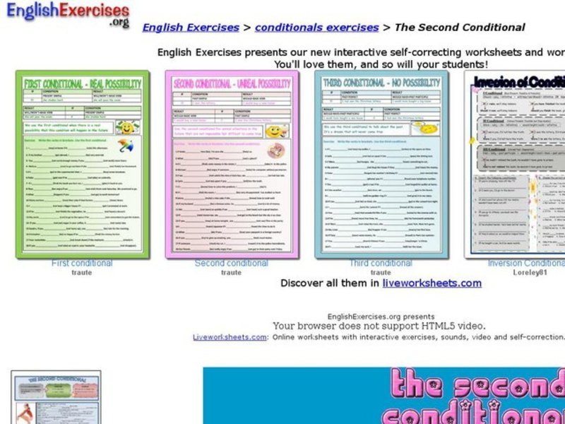 The Second Conditional Interactive