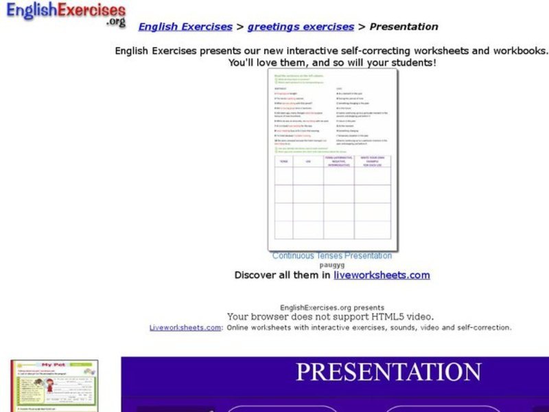 Presentation Interactive