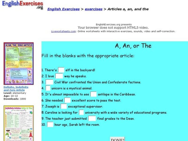 Articles A, An, and The Interactive